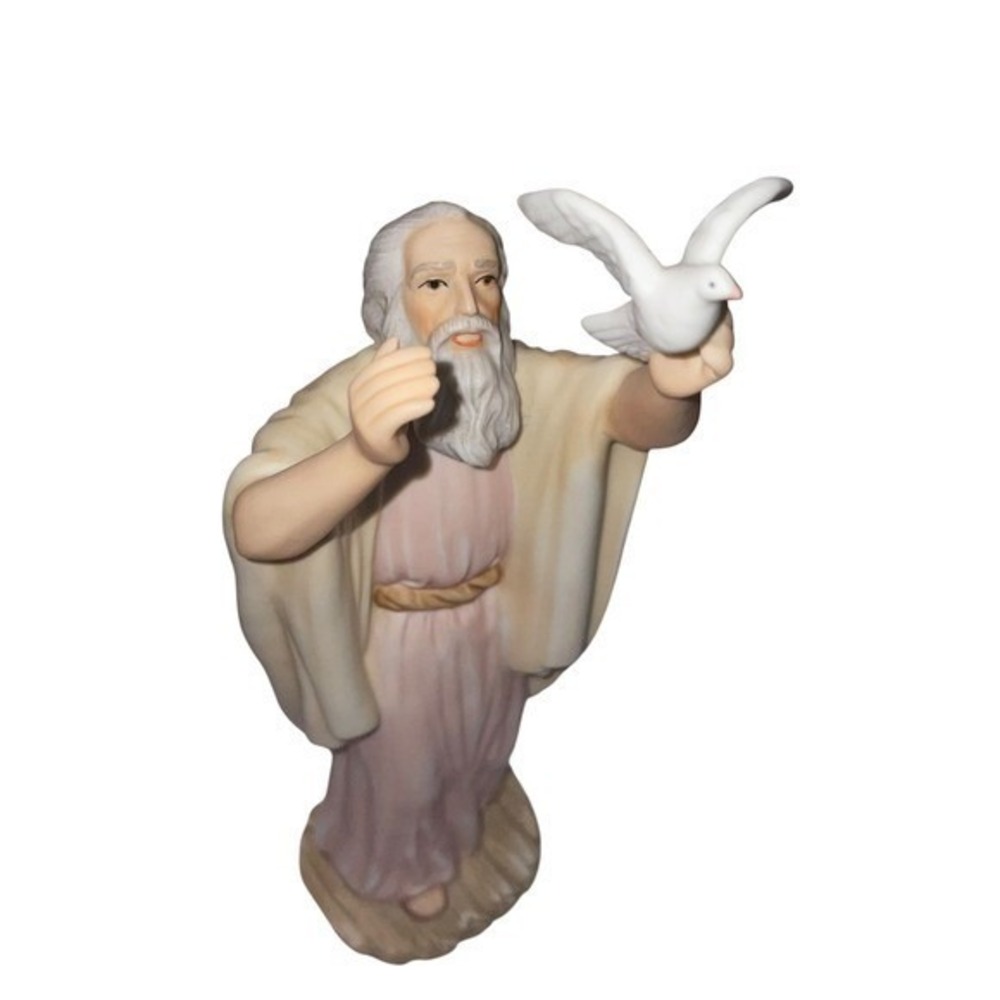HOMCO Noah Figurine 1996 Home Interiors Religious‎ 8" Christian Decor - Picture 3 of 7